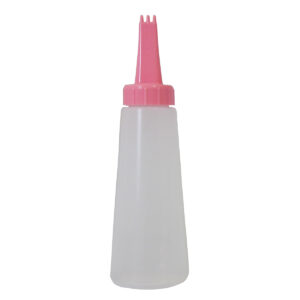 NEW EVER Three-Hole Applicator Bottle 180ml, Red (ニューエバー 三穴スポイト)