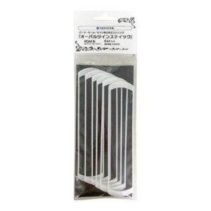 NEW EVER Oval Twin Stick, Perm Band Mark Protector, 6 Pack (ニューエバー オーバルツインスティック)
